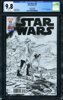 SDCC 2017 STAR WARS #33 B&W VARIANT - CGC 9.8